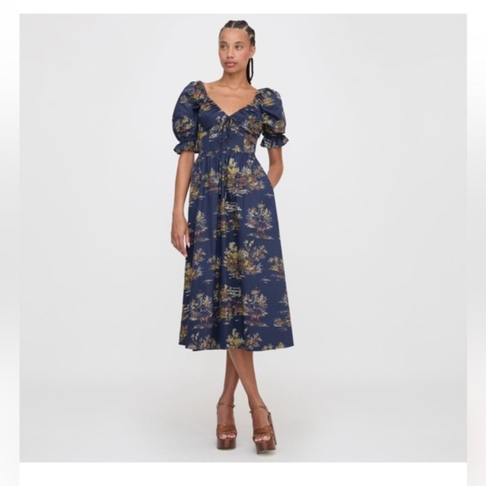NWT Hill House Equestrian Toile Ophelia Dress